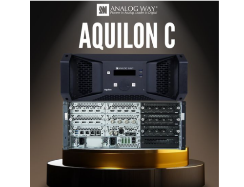 NEU im Verleih: AQUILON C 4K/8K-Multiscreen-Präsentationssystem